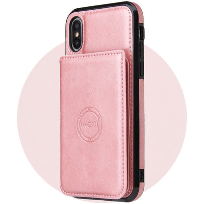 Card Wallet Leather Phone Case – Sleek & Functional Mobile Cover
