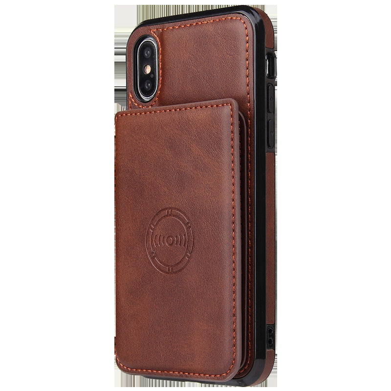 Card Wallet Leather Phone Case – Sleek & Functional Mobile Cover