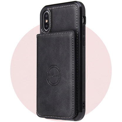 Card Wallet Leather Phone Case – Sleek & Functional Mobile Cover