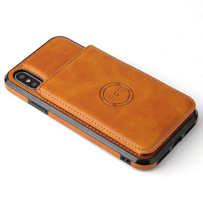 Card Wallet Leather Phone Case – Sleek & Functional Mobile Cover