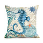 Sea Turtle Printed Cushion Covers – Decorative Throw Pillow Cases for Sofa & Home Décor