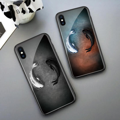 Painted Leather Phone Case – Stylish & Protective Mobile Cover