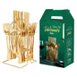 Gold Stainless Steel Dinnerware Set – Luxury Cutlery Set with Storage Rack